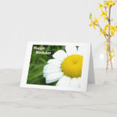 Daisy Birthday Kaart (Gele Bloem)