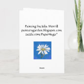 Daisy Birthday Kaart (Achterkant)