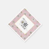 Daisy Birthday Napkin - Little Miss ONEderful - Pk Servet (Hoek)
