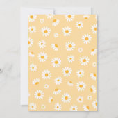 Daisy Birthday Party Bohemian Floral 1 september  Kaart (Achterkant)