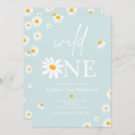 Daisy Birthday Party Bohmian Wild One 1e verjaarda Kaart