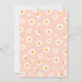 Daisy Birthday Party Boho Two Groovy 2e verjaardag Kaart (Achterkant)