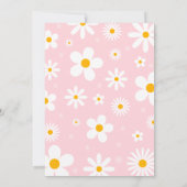 Daisy Birthday Party Boho Wild 11e verjaardag Kaart (Achterkant)