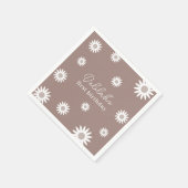 Daisy Birthday Uitnodiging Servet (Hoek)