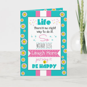 Daisy Birthday Wenskaart Kaart