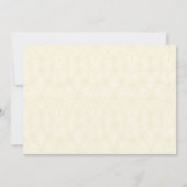 Daisy Black Yellow, Ivory Jubileum Invitation Kaart (Achterkant)