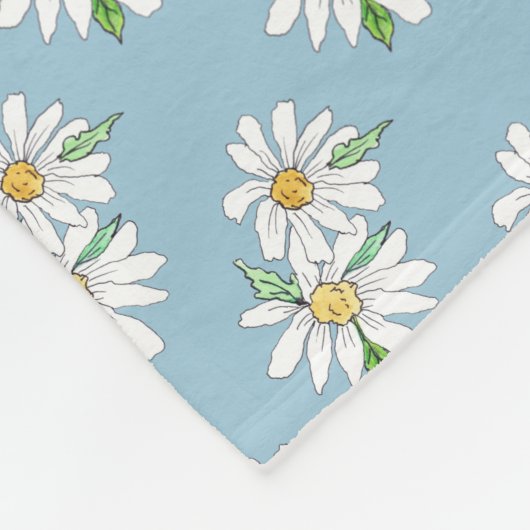 Daisy Blanket Fleece Deken (Hoek)