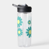 Daisy Blauwgroen Monogram Waterfles (Rechts)