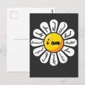 Daisy - Bloedpositieve bevestiging Briefkaart (Voorkant / Achterkant)