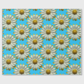 Daisy Bloem - Bloemrijke Lente Zomer Tuin Bruiloft Cadeaupapier (Vlak)