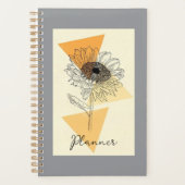 Daisy Bloem Boheemien Dagboek 🌼🖤💛 Planner (Voorkant)
