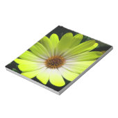 Daisy Bloem Fluorescerend Geel Notitieblok (Linkerzijde)