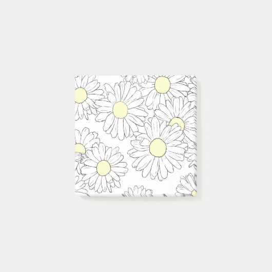 Daisy bloem geel Post-It notes (Voorkant)