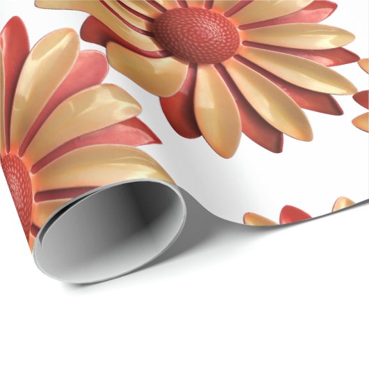 Daisy Bloem - Lente Zomer Tuin Bruiloft Bloemen Cadeaupapier (Rol Hoek)