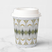 Daisy bloem met patroon papieren bekers (Rechts)