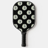 Daisy Bloem Patroon Cute Meisjesachtig Trendy Wit Pickleball Paddle (Achterkant)