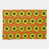 "Daisy" - Bloem Pattern Kitchen Towel Theedoek (Horizontaal)