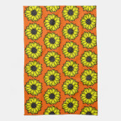"Daisy" - Bloem Pattern Kitchen Towel Theedoek (Verticaal)