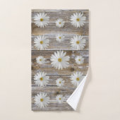 Daisy Bloem Rustieke Schuur Board Badhanddoek Set Bad Handdoek (Handdoek)