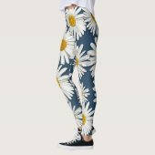 Daisy Bloem van Innerlijke Vrede Symbool Hippie Leggings (Links)