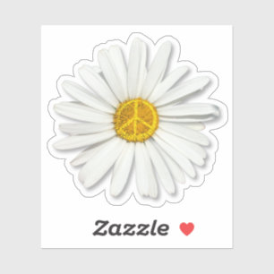 Daisy Bloem van Innerlijke Vrede Symbool Teken - H Sticker