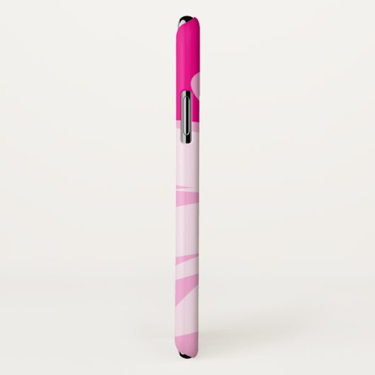 Daisy bloem vector art custom iPhone X hoesje (Achterkant / rechts)