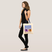 daisy bloemen bedankt tote bag (Voorkant (model))