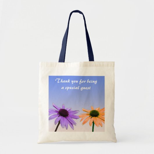 daisy bloemen bedankt tote bag (Voorkant)