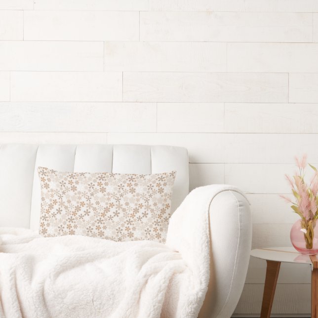 Daisy Bloemen Beige Bloemendecor Ditsy Tan Kussen (Bank)