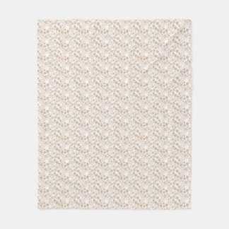 Daisy Bloemen Beige Bloemendecoratie Ditsy Tan Fleece Deken