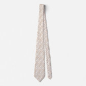 Daisy Bloemen Beige Bloemige Esthetiek Ditsy Tan Stropdas (Voorkant)
