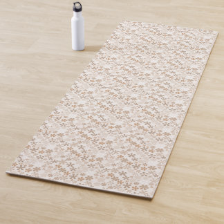 Daisy Bloemen Beige Bloemige Esthetiek Ditsy Tan Yogamat