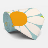 Daisy Bloemen Bloemen Bloemen Patroon Girly regenb Stropdas (Opgerold)