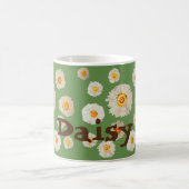 Daisy bloemen gepersonaliseerd Mug Koffiemok (Center)