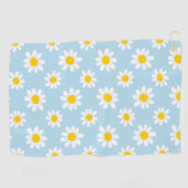 Daisy bloemen golfhanddoek (Horizontaal)