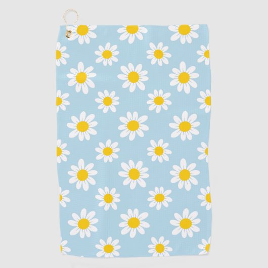 Daisy bloemen golfhanddoek (Voorkant)