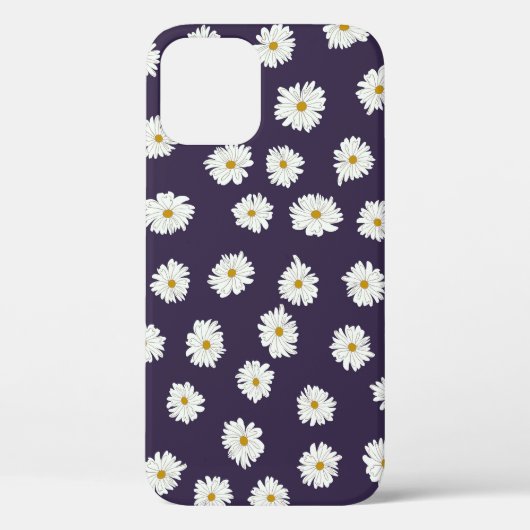 Daisy bloemen: klein, naadloos patroon. Case-Mate iPhone case (Achterkant)