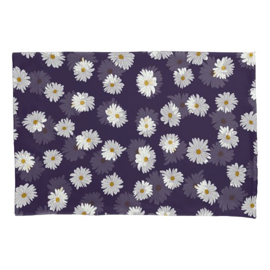 Daisy bloemen: klein, naadloos patroon. kussensloop (Voorkant)