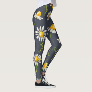 Daisy bloemen leggings