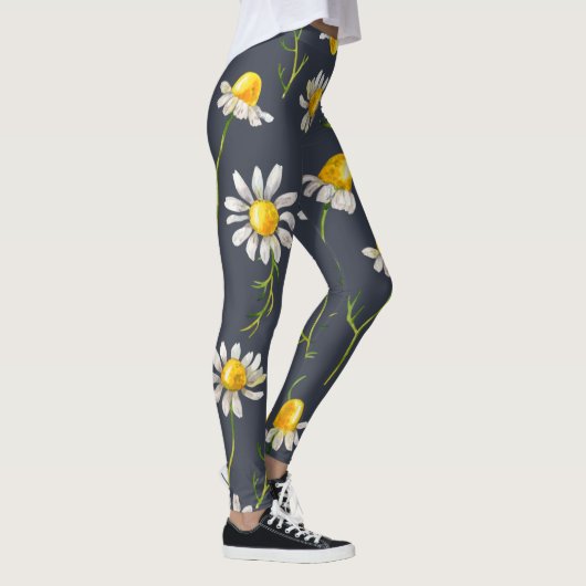 Daisy bloemen leggings (Rechts)