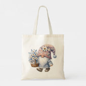 Daisy Bloemen Lentekabouter Cadeau Haar Tote Bag (Achterkant)