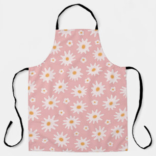 Daisy bloemen naadloos. Floral backaarda Schort