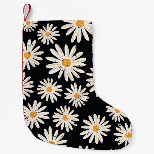  Daisy bloemen naadloos  patroon. Di Kleine Kerstsok (Voorkant)