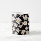  Daisy bloemen naadloos  patroon. Di Koffiemok (Center)