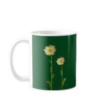 Daisy bloemen op groene achtergrond - Summer