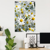 Daisy bloemen poster (Thuiskantoor)