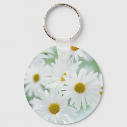Daisy bloemen sleutelhanger (Voorkant)