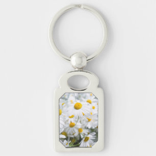 Daisy bloemen sleutelhanger