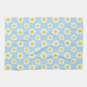 Daisy bloemen theedoek