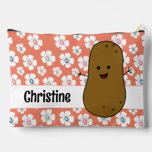 Daisy Bloemen Zalm Roze Bruine Aardappel Custom Etui